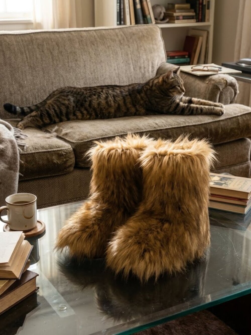 Trending Faux Fur Boots – Ultra Warm & Fluffy Winter Snow Boots
